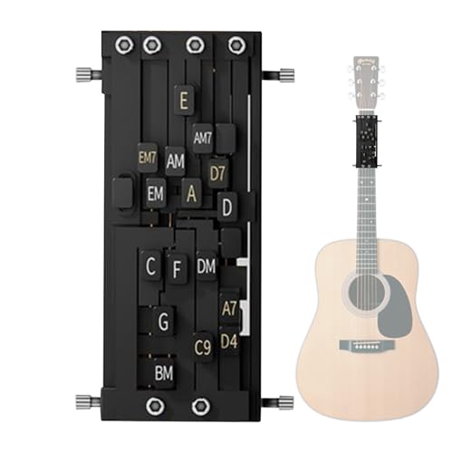 Gitarrentrainer - Chord Learning Aid Guitar | Tragbarer Akkordeiner | Akordlehrwerkzeuge | Gitarren Zubehör für Jugendliche, Anfänger, Familie, Freunde, Jugend, Akustisches Gaming Und Andere Gitarrentrainer - Chord Learning Aid Guitar | Tragbarer Akkordeiner | Akordlehrwerkzeuge | Gitarren Zubehör für Jugendliche, Anfänger, Familie, Freunde, Jugend, Akustisches Gaming Und Andere von Generic