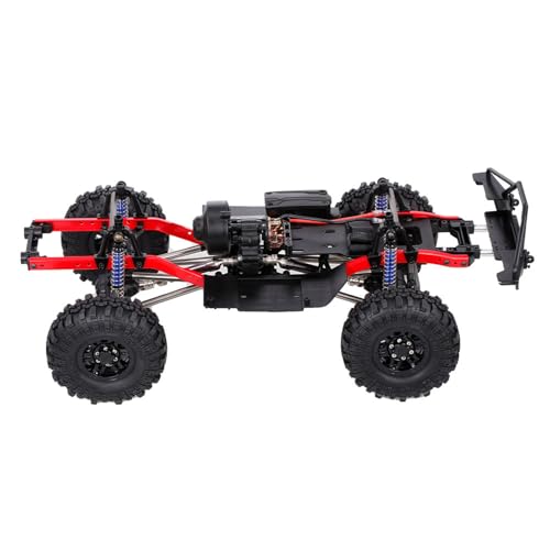 Go-Kart-Rahmen, Go-Kart-Rahmen-Kit, RC-Teile, RC-Car-Rahmen-Kit, RC-Karosserie-Chassis-Rahmen für 1/10 AXIAL SCX10 II RC Crawler oder Autos mit 275 Mm Radstand (Mit Reifen) von Generic