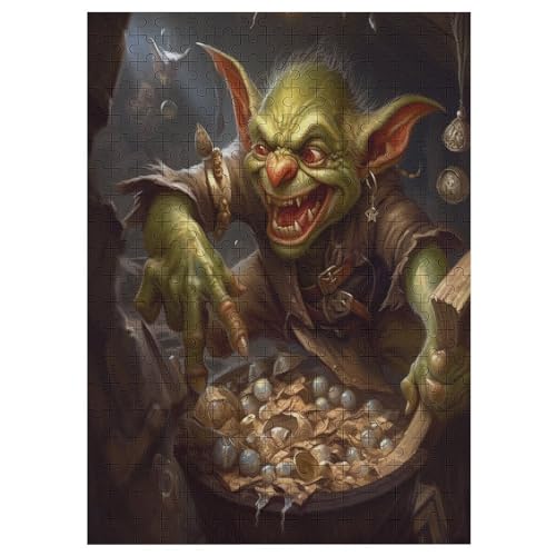 Goblin - 1000 Teile Puzzle – - Hochauflösendes - Gelegenheitsspiel – 1000 Teile Holzpuzzle 300 PCS von Generic