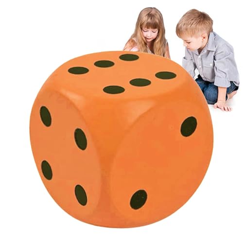 Große Würfel aus Schaumstoff, Klassenwürfel, Zubehör für Teamarbeit, Lernhilfen für Klassenspiele, Spiele und Mathematik, 15 cm von Generic