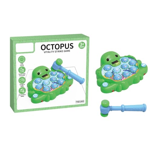 Hämmernd Und Banking Spielzeug - Schlagen Maulwurfspiele Für Kinder | Tintenfischspiele Hand Augenkoordination Entwicklungsspielzeug Für Vorschulkinder Zu Hause Reise Hämmernd Und Banking Spielzeug - Schlagen Maulwurfspiele Für Kinder | Tintenfischspiele Hand Augenkoordination Entwicklungsspielzeug Für Vorschulkinder Zu Hause Reise von Generic