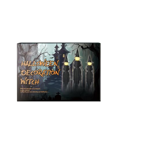 Halloween Dekoration Spaß Ornament Atmosphäre Abnehmbare Leichte Spaß SCg102 (Black, 1.5M) von Generic