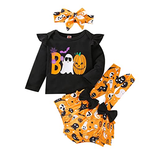 Halloween Kostüm - Meine ersten Halloween Outfits für Pumpkin Cosplay Strampler Set Strampler Kleidung Set Skelett Lustige Strampler Karneval, Halloween von Generic