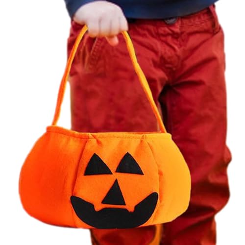 Halloween-Süßigkeitstüten - Süßes oder Saures Eimer-Tasche | Einkaufstasche aus Vlies für, Halloween-Eimer für Süßigkeiten, Spielzeug, Kinder von Generic