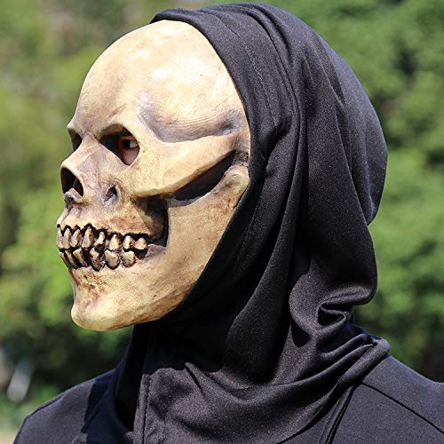 Halloween Skull Maske Geist Gesicht Scary Schädel Maske Cosplay Overhead Maske Horror Scary Cosplay Kostüm Maske, Männer von Generic