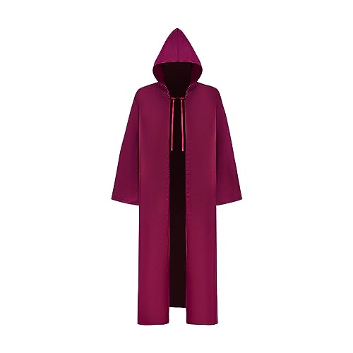 Halloween Umhang Damen, Rot Vampir Kapuzenumhang Damen,HexenUmhang Cape Mantel Umhangjacke Gothic Gewand Mittelalter Verkleidung für Halloween Mottoparty Karneval Cosplaye Halloween Umhang Damen, Rot Vampir Kapuzenumhang Damen,HexenUmhang Cape Mantel Umhangjacke Gothic Gewand Mittelalter Verkleidung für Halloween Mottoparty Karneval Cosplaye von Generic