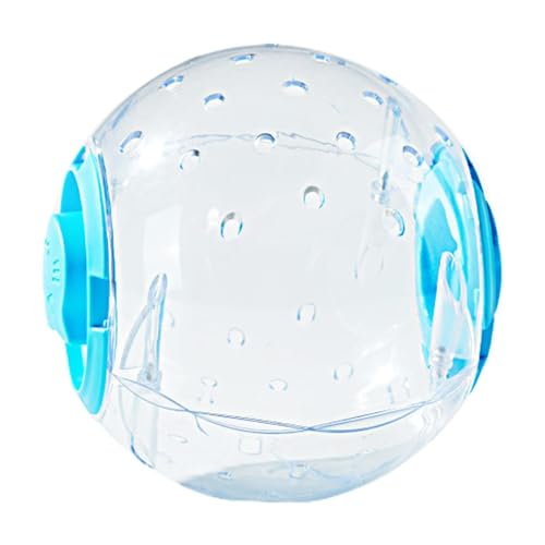 Hamster-Laufball-Spielzeug – Hamster-Gymnastikball – Hamster-Spielzeug, Zwerghamster-Ball, Atmungsaktiv, Geräuschlos, Hamster-Radball, 17,8 cm, Zwerghamster-Ball, Laufball, Transparent, 7 von Generic