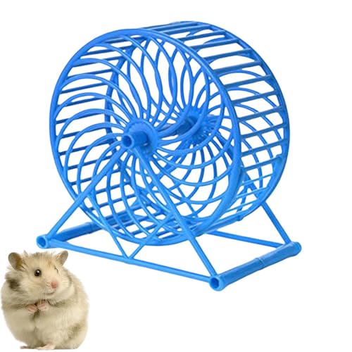 Hamsterrad Mit Ständer - Leises Hamster-Übungsspielzeug Für Käfige | Kleine Haustier-Laufräder Für Rennmäuse, Mäuse, Hamster, Stabiles Hamsterkäfig-Spielzeug Für Fitness, Training Und Spielspaß von Generic