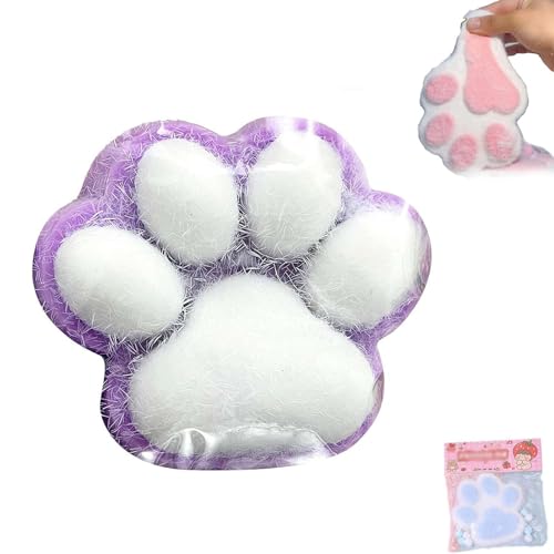 Handgemachte Taba Squishy Katze Pfote Spielzeug, niedliche Katze Pfote Squeeze Spielzeug, große Katze Pfote Silikon Squeeze Spielzeug, handgemachte große Katze Pfote Spielzeug (E) von Generic