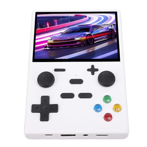 Handheld-Retro-Spielekonsole, für -System, Tragbare Spielekonsole, 4-Kern-ATM 7051-CPU für Unterhaltung (White) von Generic