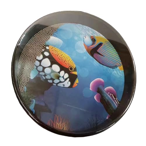 Handheld Seedrum für Kinder - Sanfte Welle Sound Percussion Spielzeug, Langlebiges Perlenmusikinstrument | Kreative sensorische Aktivität für Kleinkind Lernen mit Heimklassenzimmer Spiel, Komfortable Handheld Seedrum für Kinder - Sanfte Welle Sound Percussion Spielzeug, Langlebiges Perlenmusikinstrument | Kreative sensorische Aktivität für Kleinkind Lernen mit Heimklassenzimmer Spiel, Komfortable von Generic