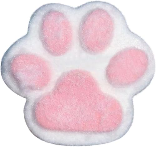 Handmade Squishy Big Cat Paw Silicone Squeeze Toys, Stress Relief Squishies Squeeze Sensory Toys for Kids Teenagers Adults (Pink) von Generic