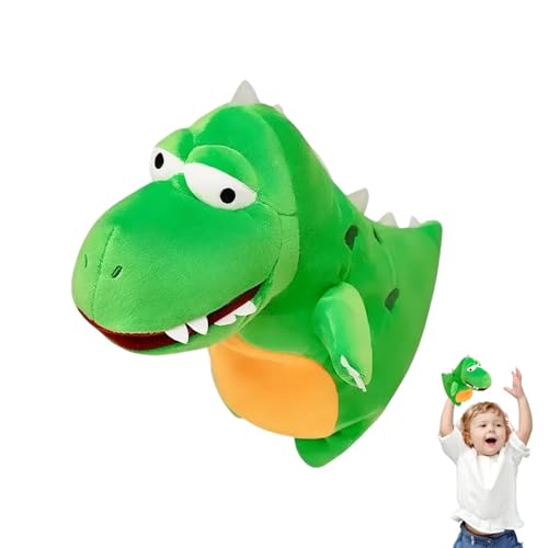 Handpuppe Dinosaurier für Dinosaurier-Handpuppe | Dinosaurier-Plüschspielzeug | interaktives Spiele, Puppengeschichtenspielzeug, weiche und niedliche Puppen für von Generic