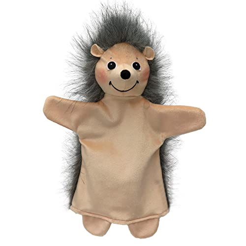 Handpuppe Puppe Handspielpuppe Plüschpuppe Märchenfigur Igel 30 cm, Mehrfarbig, für Kinder Jungen Mädchen, Ideal für Rollenspiel von Generic