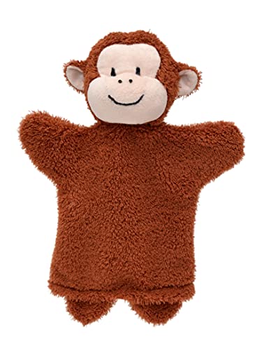 Handpuppe Tierhandpuppen AFFE Ape 26 cm, Zoo Farm Cartoon Tierfigur theatrepuppe Handspielpuppe, für Kinder Baby Jungen Mädchen von Generic