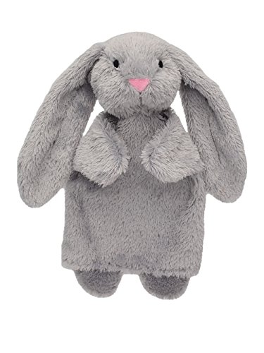 Handpuppe Tierhandpuppen Hase 26 cm, Zoo Farm Cartoon Tierfigur theatrepuppe Handspielpuppe, für Kinder Baby Jungen Mädchen von Generic