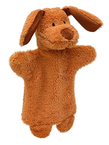 Handpuppe Tierhandpuppen Hund 28 cm, Zoo Farm Cartoon Tierfigur theatrepuppe Handspielpuppe, für Kinder Baby Jungen Mädchen von Generic