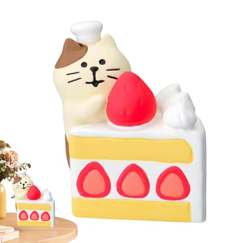 Harz Katze Figuren, Katze Harz Ornamente | Französische japanische Brotkatzenstatuen,Katze Tischdekoration, Harz Katze Schreibtischdekoration für Schreibtisch, Fensterbank, Regal Harz Katze Figuren, Katze Harz Ornamente | Französische japanische Brotkatzenstatuen,Katze Tischdekoration, Harz Katze Schreibtischdekoration für Schreibtisch, Fensterbank, Regal von Generic