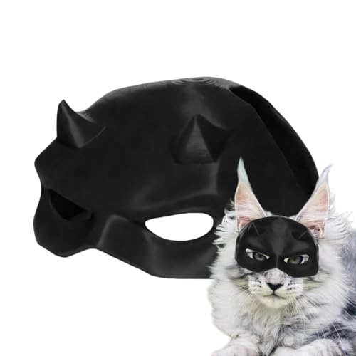 Haustier-Katzen-Halbgesichtsmaske – Katzen-Kostüm-Maske, Haustier-Halbgesichtsmaske | Halbgesichtsmaske Mit Haustiermotiv Für Haustiere von Generic