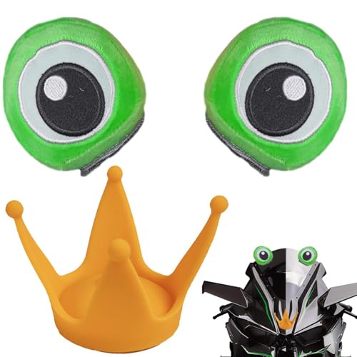 Helme Ohren Lustiges Cartoon-Frosch-Helm-Zubehör - Selbstklebende Helmhörner Für Fahrradhelme, Für Kinder, Kleinkinder, Männer Und Frauen Machen Sie Noch Heute Ihre Kopfbedeckung von Generic