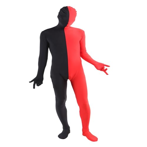 Herren Farbe Costume Body Suit Zentai Ganzkörper Kostüm BodySuit für Erwachsene und Jugendliche Halloween Festival Karneval Party Cosplay Body Suit von Generic