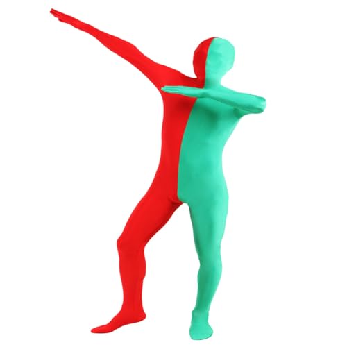 Herren Farbe Costume Body Suit Zentai Ganzkörper Kostüm BodySuit für Erwachsene und Jugendliche Halloween Festival Karneval Party Cosplay Body Suit von Generic