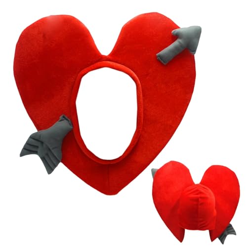 Herzkopf-Kostüm, Herz-Kopfbedeckung für Erwachsene, Herz-Kopfbedeckung, Herzform, Kostüm, Kostüm, Kostüm, Kostüm, Kostüm, Kostüm, Herz, Hut aus Plüsch Herzkopf-Kostüm, Herz-Kopfbedeckung für Erwachsene, Herz-Kopfbedeckung, Herzform, Kostüm, Kostüm, Kostüm, Kostüm, Kostüm, Kostüm, Herz, Hut aus Plüsch von Generic