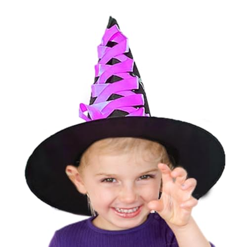 Hexenkostüm für Mädchen,Halloween-Märchen-Accessoires Ausgefallene Hexen-Verkleidung - Rollenspiel-Mottoparty-Cossplay-Hexenhut-Besenstiel für Zuhause, Schule, Bühnenauftritt Hexenkostüm für Mädchen,Halloween-Märchen-Accessoires Ausgefallene Hexen-Verkleidung - Rollenspiel-Mottoparty-Cossplay-Hexenhut-Besenstiel für Zuhause, Schule, Bühnenauftritt von Generic