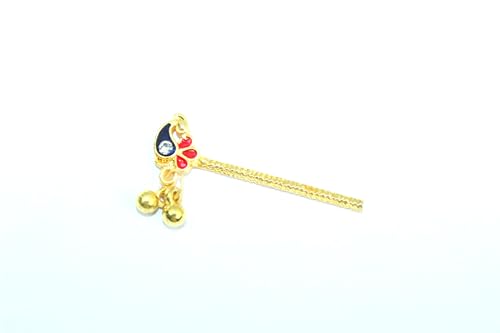 Hijet Laddu Gopal Mini Pfauenflöten/Klein 6,3 cm Größe Bal Gopal Bansuri, Krishna Flöte, Gott Zubehör, Krishna Bansuri von Generic