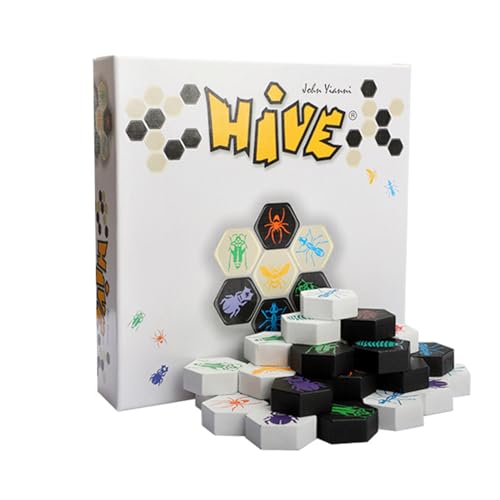 Hive-Brettspiel, Hive Mind-Brettspiel,Wooden Hive Strategiespiele Schach - 2-Personen-Kämpfe Für Familientreffen, Denkspielzeug von Generic