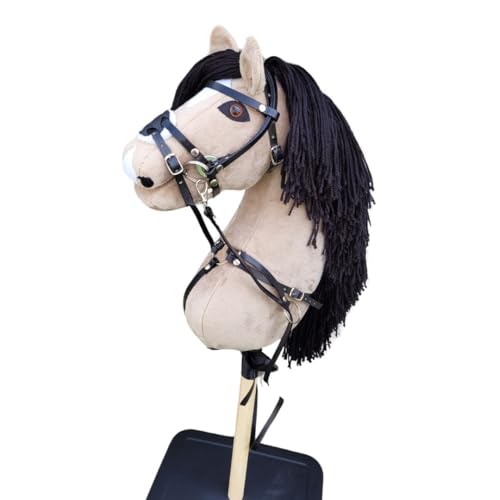 Hobby Horse Pferd braun (KARMEL 1) mit Kopf + Brustband GRATIS! / A3 von Generic