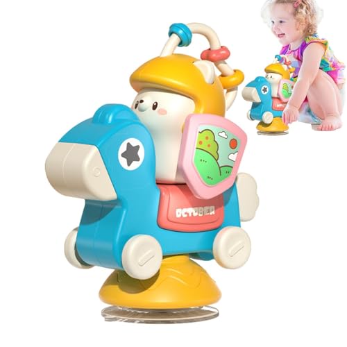 Hochstuhl-Saugnapf, rotierendes Rad mit Saugbasis, Saugaktivität Cartoon, Spielzeug – Interaktives Lernspielzeug für Babys, Beißring, Tischspinner, für Ap Hochstuhl-Saugnapf, rotierendes Rad mit Saugbasis, Saugaktivität Cartoon, Spielzeug – Interaktives Lernspielzeug für Babys, Beißring, Tischspinner, für Ap von Generic