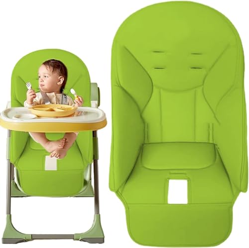 Hochstuhlbezug für Peg Perego, Sitzkissen aus PU-Leder für Hochstuhl, universeller Ersatzbezug für Peg Perego, Baby-Hochstuhlkissen (Green) von Géneric