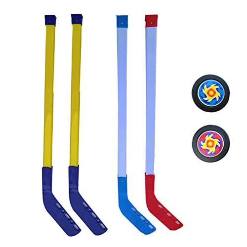 Hockeyschläger, 70 cm Hockeyschläger Mit Bällen, Jugend Hockey Trainingsgeräte, Hockey-Starter-Set Für Anfänger, Perfektes Hockey-Starter-Set, Kinder-Street-Hockeyschläger Und Ball-Set von Generic