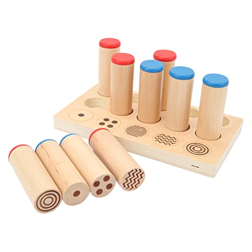 Hölzernes Klangzylinder-Spielzeug, Montessori-Sensorisches Sensorisches Integrationstraining, Pädagogisches Sound-Stick-Set für, Lernspielzeug von Generic