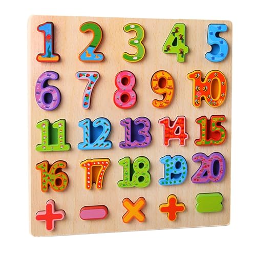 Holz Alphabet Zahlen Puzzle Holzbuchstaben Alphabet Zahlen Spiel Alphabet Vorschule Lernspielzeug Alphabet Lernspielzeug Buchstaben von Generic