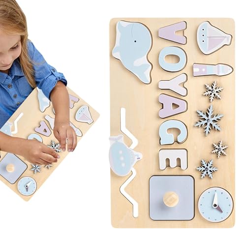 Holz-Klammer-Puzzles, Form-passendes Brett,Bunte Brettspiele Holzpuzzle Spielzeug | Lernpädagogisches Steckpuzzle zum Gehirnaufbau, Formpuzzle für Kinder, Kleinkinder, Mädchen und von Generic