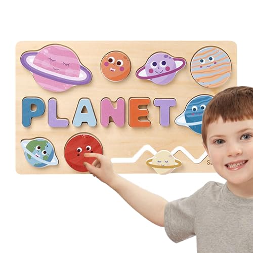 Holz-Klammer-Puzzles, Form-passendes Brett - Bunte Brettspiele Holzpuzzle Spielzeug - Lernpädagogisches Steckpuzzle zum Gehirnaufbau, Formpuzzle für Kinder, Kleinkinder, Mädchen und von Generic