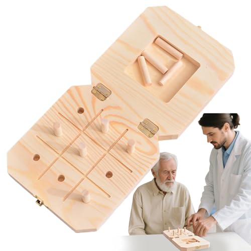 Holz Pegboard Für Finger Abweichung - Natürliche Hartholz Sensory Board, 9 -Loch-Design | Feine Entwicklung Motorischer Fähigkeiten, Hand-Auge-Koordination Praxis, Pädagogisches Spielzeug, Holz Pegboard Für Finger Abweichung - Natürliche Hartholz Sensory Board, 9 -Loch-Design | Feine Entwicklung Motorischer Fähigkeiten, Hand-Auge-Koordination Praxis, Pädagogisches Spielzeug, von Generic