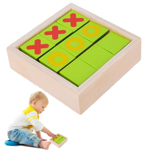 -Rätsel, Holzblock-Puzzle - Passendes Spiel STEM Toys - Feinmotorik-Puzzlespiel, Denksport-Lernspielzeug, Holzpuzzle für Kinder ab 3 Jahren von Generic