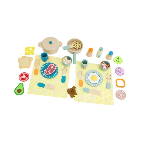 Holz Spielen Kochen Set Pretend Spielen Küche Spielzeug Set für Spiel Geschenk Lehre von Generic