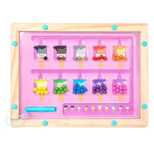 Holz magnetische Labyrinth-Puzzle, Holz Puzzle Aktivitätsbrett | Holz magnetischer Stift Puzzle-Spielzeug,Passendes Brettspiel, Lernspielzeug für Kleinkinder für Kinder im Vorschulalter für Jungen und Holz magnetische Labyrinth-Puzzle, Holz Puzzle Aktivitätsbrett | Holz magnetischer Stift Puzzle-Spielzeug,Passendes Brettspiel, Lernspielzeug für Kleinkinder für Kinder im Vorschulalter für Jungen und von Generic