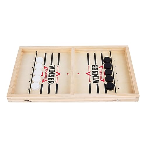 Holzhockeyspiel Eltern-Kind Interaktives Tischspiel mit 10 Kugeln, fördert Geschwindigkeit & Genauigkeit, Familienspielabend, kleine Größe B Holzhockeyspiel Eltern-Kind Interaktives Tischspiel mit 10 Kugeln, fördert Geschwindigkeit & Genauigkeit, Familienspielabend, kleine Größe B von Generic