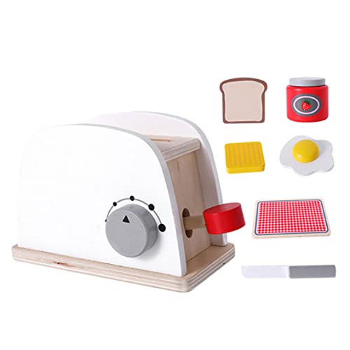 Holzpop-up-Toaster Spiel Set Kids Interactive Early Learning Toaster Toaster für Geschenk. von Generic