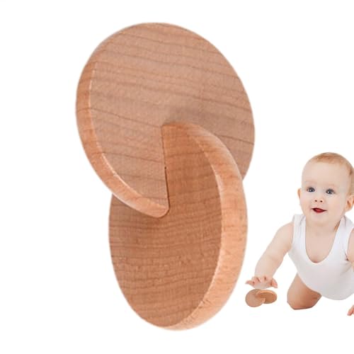 Holzrassel für Babys | -Rassel aus massivem Holz für Babygriff,Holz Baby Neugeborenes Spielzeug für Kleinkind und Mädchen Geschenke von Generic