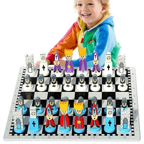 Holzschach -Set - Reise tragbare Schachspielsets, frühe Bildungsbrettspiele | Bildungsschach- und Kartenspielspielzeug, intellektuelle Entwicklung von Kindern im Freien im Freien für Kinder und Erwach Holzschach -Set - Reise tragbare Schachspielsets, frühe Bildungsbrettspiele | Bildungsschach- und Kartenspielspielzeug, intellektuelle Entwicklung von Kindern im Freien im Freien für Kinder und Erwach von Generic