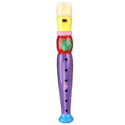 Holzspielzeugrekorder - Kindermusik Pfeife, Cartoon Sound Flöte | Kleines 6 -Loch -Instrument, Frühschullernwerkzeug für Vorschule Kleinkinder Anfänger Klassenzimmer Schulparty Geburtstag Spaß Holzspielzeugrekorder - Kindermusik Pfeife, Cartoon Sound Flöte | Kleines 6 -Loch -Instrument, Frühschullernwerkzeug für Vorschule Kleinkinder Anfänger Klassenzimmer Schulparty Geburtstag Spaß von Generic