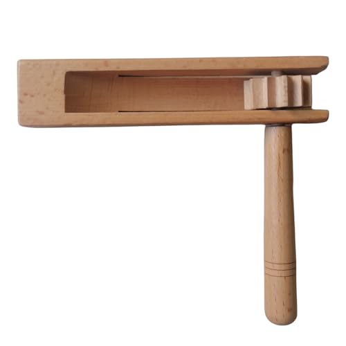 Holzspinner Rassel - Glattes Finish Mit Handwerkskunst, Holzschwerer Leicht Und Leicht Zu Halten Spielzeug | Matraca -Spielzeug Mit Berauschenden Klängen Und Sind Nützlich Als Gegenstände, Die Traditi Holzspinner Rassel - Glattes Finish Mit Handwerkskunst, Holzschwerer Leicht Und Leicht Zu Halten Spielzeug | Matraca -Spielzeug Mit Berauschenden Klängen Und Sind Nützlich Als Gegenstände, Die Traditi von Generic