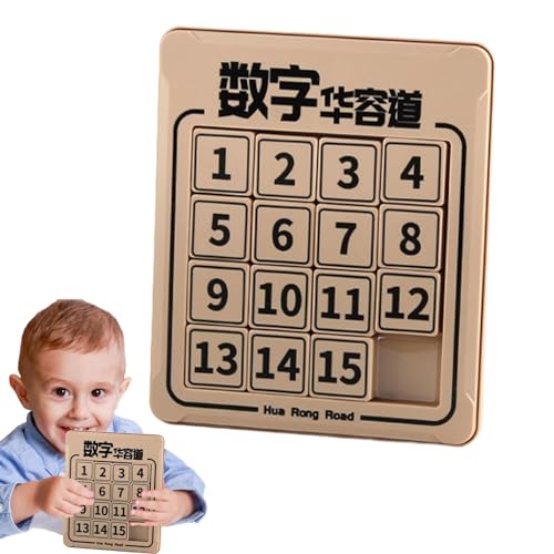 Huarong Road Digital - Digitale Huarong Road Für Kinder, Zahlenpuzzlespielzeug | Schiebepuzzle, Logisches Mathematik-Trainingsspielzeug, Puzzle-Zahlen-Matching-Brett Für Kinder von Generic