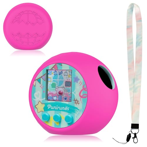 Hülle Kompatibel mit Punirunes Interactive Digital Spielzeug，Silikonschale ist Das Perfekte Zubehör für Interaktive Digitale Spielsachen von Punirunes, Sicher und komfortabel Mit Lanyard Leuchten rosa von Generic